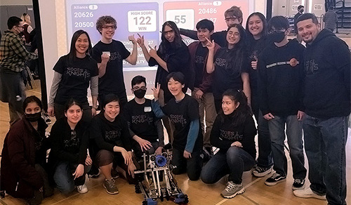 SOCES FTC Robotics Team at the LAUSD North Qualifying Tournament.